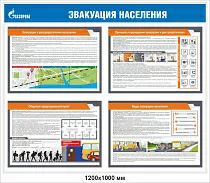Стенд Эвакуация населения 
