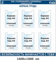Стенд Охрана труда Газпромнефть